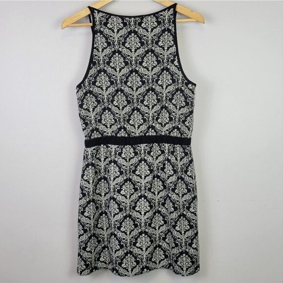 FOREVER 21 Sleeveless Dress Pockets Black Cream M - Picture 5 of 10
